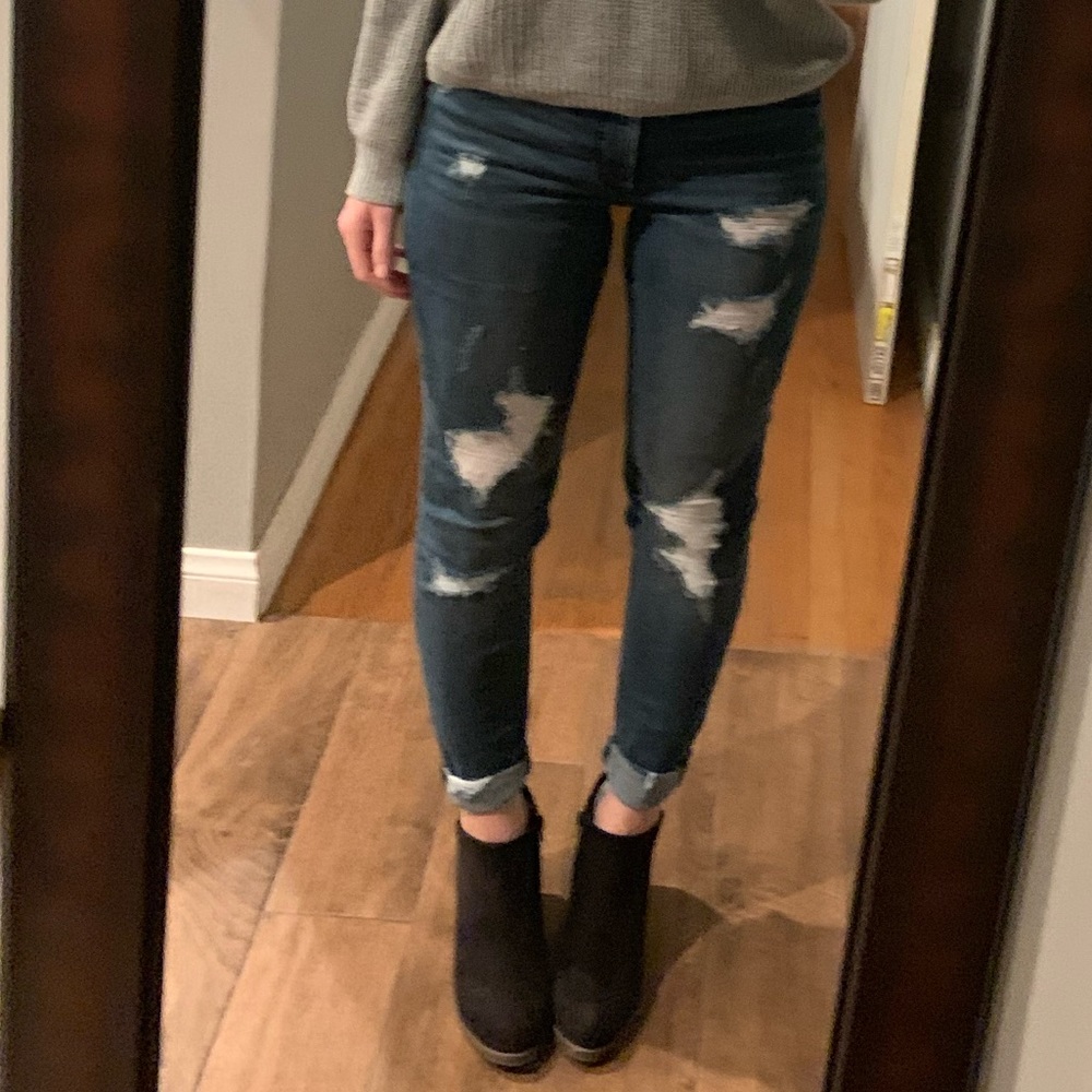 Express • Ankle High Rise Jeans • size 4R